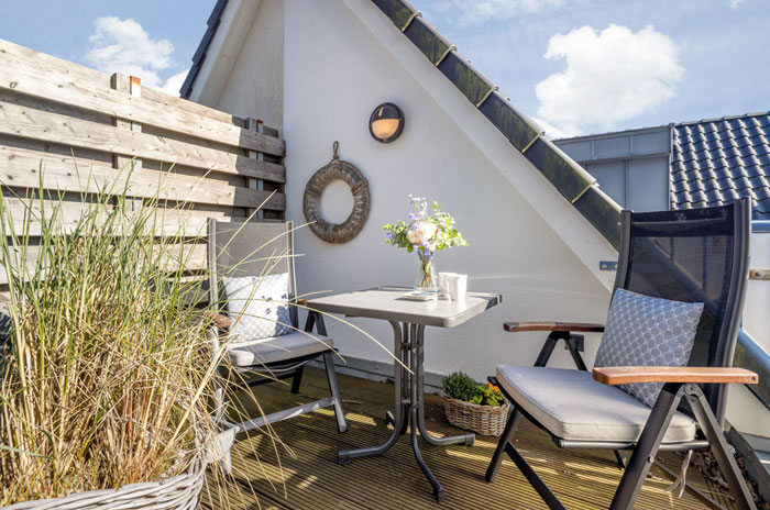 Appartement-Vermietung Bals - Strandliebe - Lorens-De-Hahn-Straße 34 | B13 | Sylt | Westerland, 2-Zimmer-OG-Wohnung für 2 Personen mit 1 Schlafzimmer, 1 Badezimmer, ca. 45 m2, Grundstück ca. 0 m2