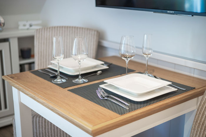 Appartement-Vermietung Bals - Strandliebe - Lorens-De-Hahn-Straße 34 | B13 | Sylt | Westerland, 2-Zimmer-OG-Wohnung für 2 Personen mit 1 Schlafzimmer, 1 Badezimmer, ca. 45 m2, Grundstück ca. 0 m2