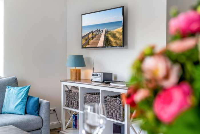Appartement-Vermietung Bals -  - Am Friedrichshain 37 | Wohnung 3 | Sylt | Westerland, 2-Zimmer-EG-Wohnung für 2 Personen mit 1 Schlafzimmer, 1 Badezimmer, ca. 45 m2, Grundstück ca. 0 m2