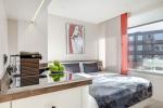 Appartement-Vermietung Bals - Strandnest - Klaus-Groth-Straße 2 | 15 | Sylt | Westerland, 1-Zimmer-OG-Wohnung für 2 Personen, 1 Wohn-/Schlafzimmer, 1 Badezimmer, ca. 25 m2, Fahrstuhl im Haus, Grundstück ca. 0 m2 - Bild-9