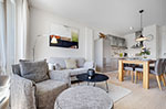 Appartement-Vermietung Bals - Villa Strauch - Elisabethstraße 17 | Wohnung 2.2 | Sylt | Westerland, 2-Zimmer-Wohnung im 2. OG für 2 Personen mit 1 Schlafzimmer, 1 Badezimmer, ca. 48 m2, Fahrstuhl im Haus, Grundstück ca. 0 m2 - Bild-6