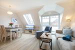 Appartement-Vermietung Bals -  - Bastianstraße 16 | Wohnung 3 | Sylt | Westerland, 3-Zimmer-OG-Wohnung  | Maisonette für 4 Personen mit 2 Schlafzimmer, 1 Badezimmer, Gäste WC, ca. 56 m2, Grundstück ca. 0 m2 - Bild-1