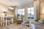 Appartement-Vermietung Bals - Haus Atlantik - Strandstraße 17 | Wohnung 28 | Sylt | Wenningstedt, 2-Zimmer-OG-Wohnung  | Maisonette für 2 Personen mit 1 Schlafzimmer, 1 Badezimmer, ca. 50 m2, Grundstück ca. 0 m2 - Bild-4