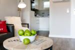 Appartement-Vermietung Bals - Schloss am Meer - Freiraum Lounge - Dünenstraße 27 | 19 | Sylt | Wenningstedt, 2-Zimmer-EG-Wohnung für 2 Personen mit 1 Schlafzimmer, 1 Badezimmer, ca. 50 m2, Grundstück ca. 0 m2 - Bild-10