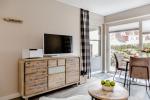 Appartement-Vermietung Bals - Schloss am Meer - Freiraum Lounge - Dünenstraße 27 | 19 | Sylt | Wenningstedt, 2-Zimmer-EG-Wohnung für 2 Personen mit 1 Schlafzimmer, 1 Badezimmer, ca. 50 m2, Grundstück ca. 0 m2 - Bild-5