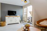 Appartement-Vermietung Bals - Min Droom Freiraum Traum - Strandstraße 20d | 8 | Sylt | Wenningstedt, 2-Zimmer-OG-Wohnung  | Maisonette für 2 Personen mit 1 Schlafzimmer, 1 Badezimmer, ca. 50 m2, Grundstück ca. 0 m2 - Bild-3