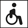 Piktogrammen symbol wheelchair - Piktogrammen