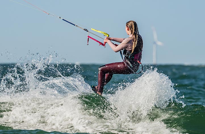 Kitesurfer auf Sylt Kitesurfer auf Sylt